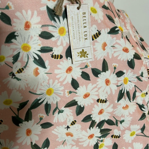 NWT, Bella lux diastolic & bee canvas tote bag - Picture 3 of 10
